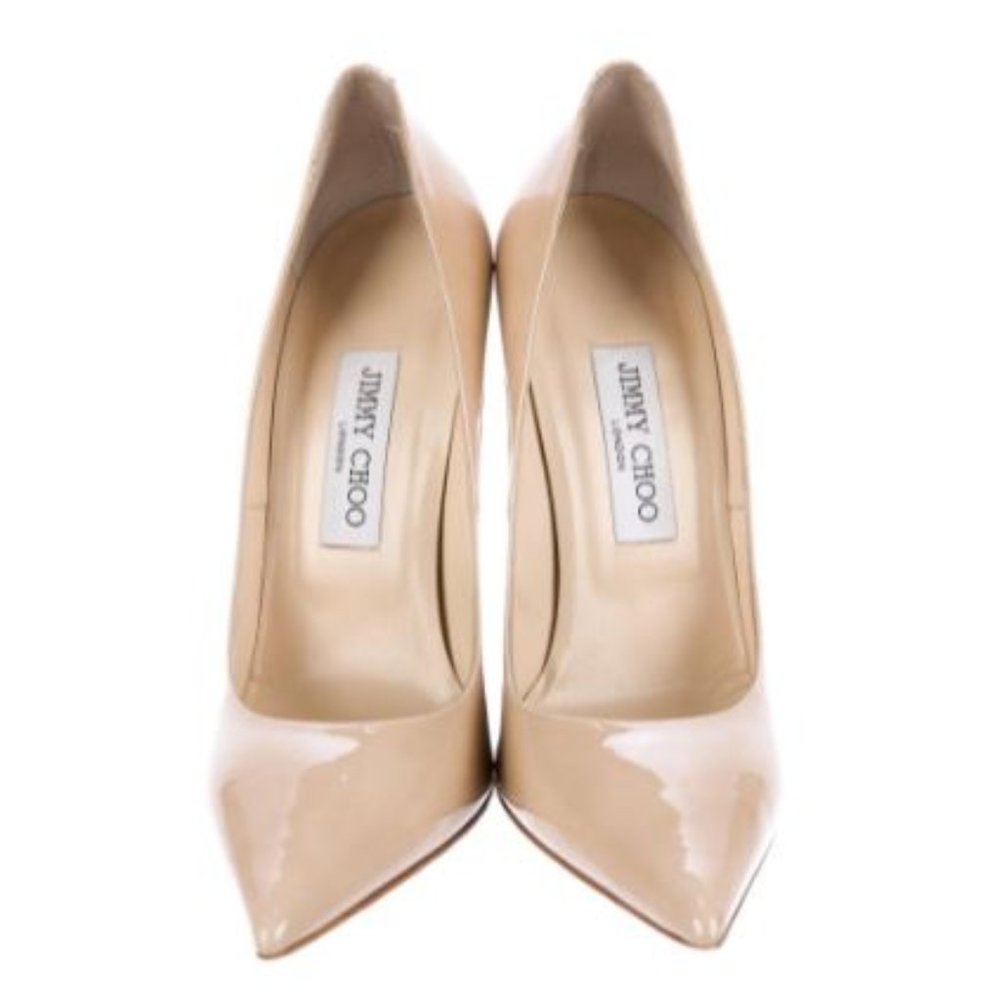 JIMMY CHOO Anouk Patent Leather Pumps